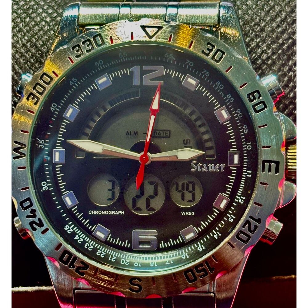 Stauer Compendium Hybrid Watch (Model 19093)